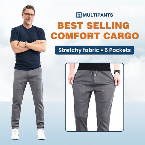 🎉Wekelijkse speciale uitverkoop - 49%Korting🎉🥰 MultiPants - duurzame cargo broek met veel stretch en meerdere zakken