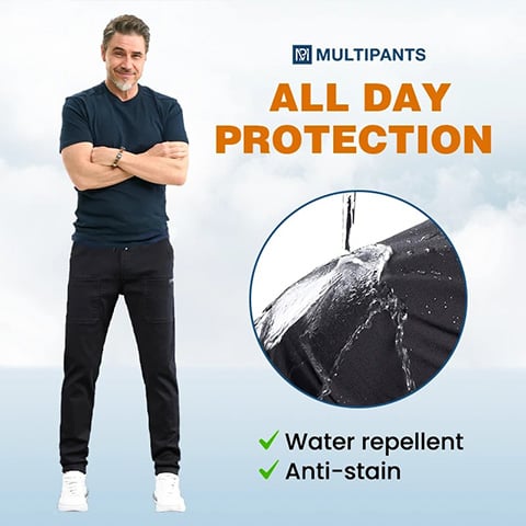 🎉Wekelijkse speciale uitverkoop - 49%Korting🎉🥰 MultiPants - duurzame cargo broek met veel stretch en meerdere zakken